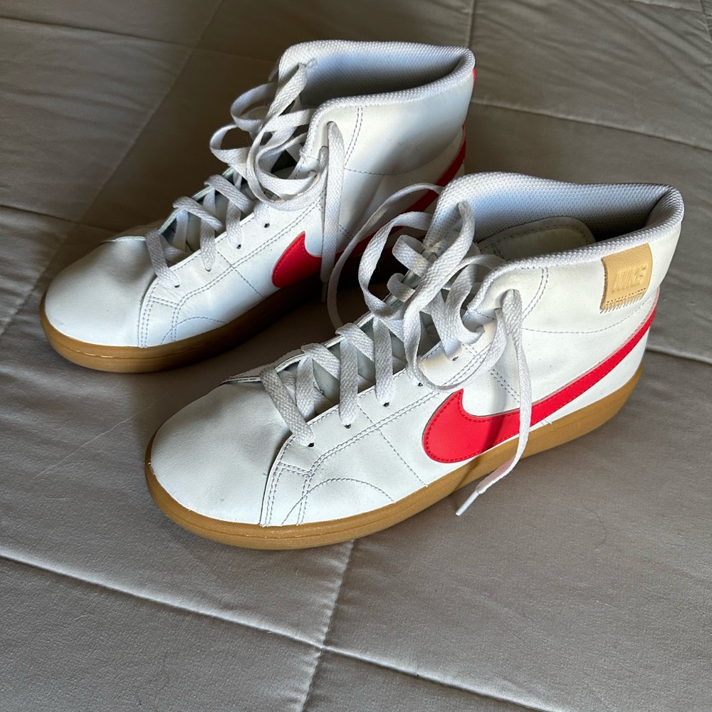 Coral Red Nike Blazers